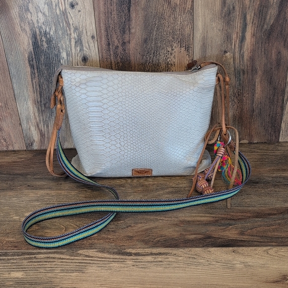 Consuela Handbags - Consuela Thunderbird Snake Print Downtown Crossbody Shoulder Bag